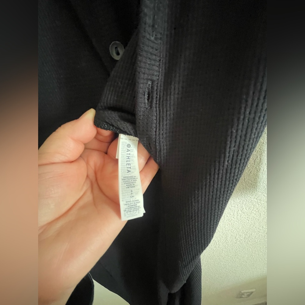 Athleta Wind Down Sleep Romper with Button Placket - image 7